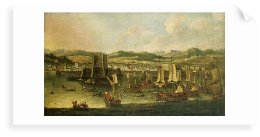 Landing of William III at Carrickfergus, 14 June 1690 by English School