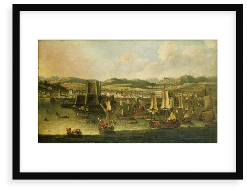 Landing of William III at Carrickfergus, 14 June 1690 by English School