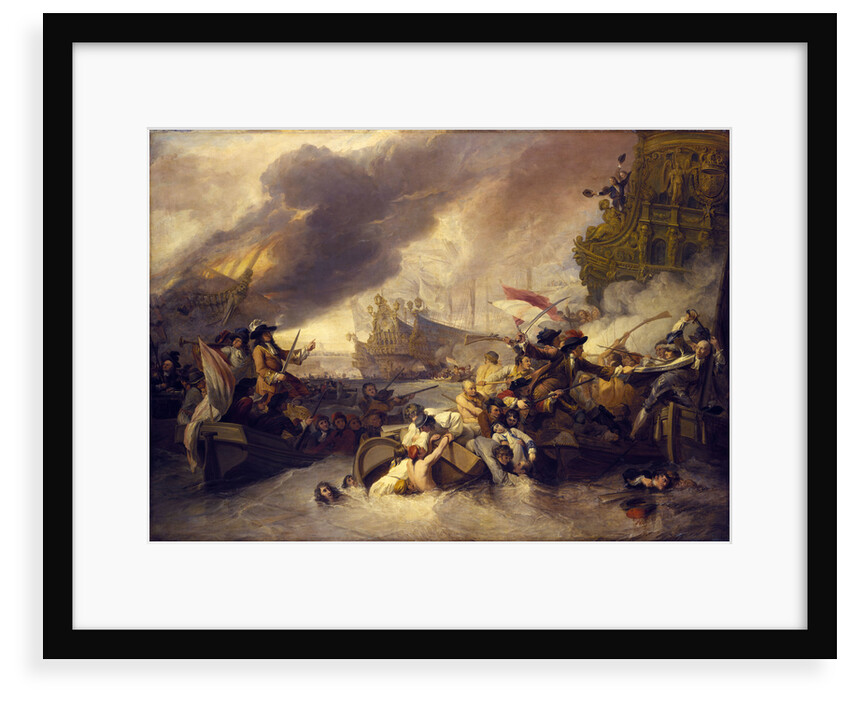The Battle of La Hogue, 23 May 1692 by George Chambers