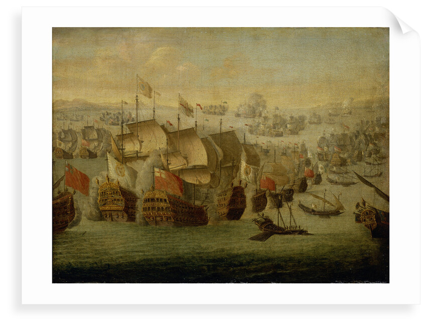 The Battle of Malaga, 13 August 1704 by Isaac Sailmaker