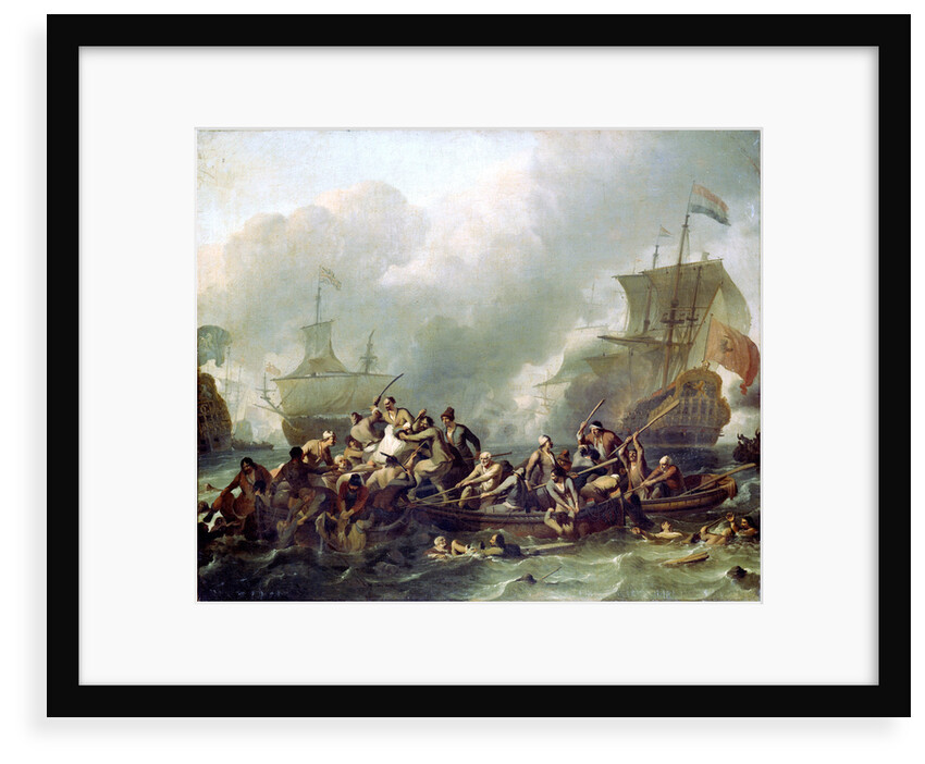 The Battle of Texel, 11 August 1673 by Ludolf Bakhuizen