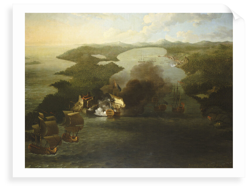 The capture of Puerto Bello, 21 November 1739 by Samuel Scott