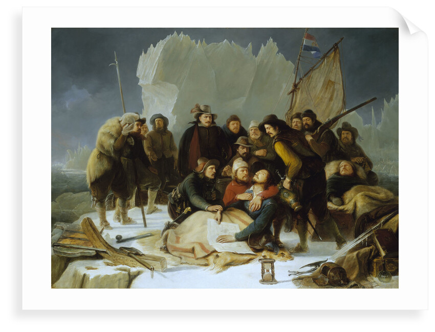 The death of Willem Barents, 20 June 1597 by Christiaan Julius Lodewyck Portman