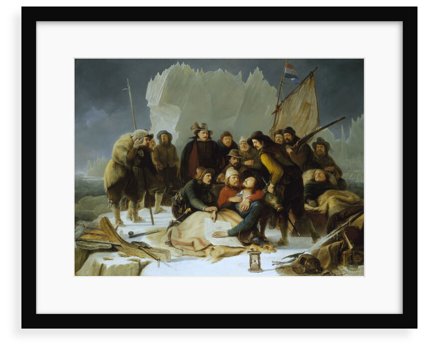 The death of Willem Barents, 20 June 1597 by Christiaan Julius Lodewyck Portman