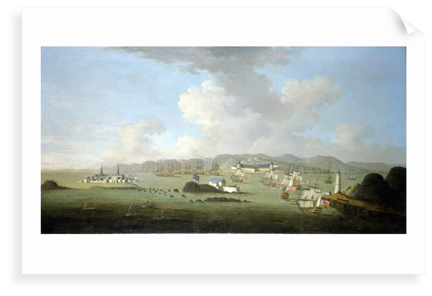 The capture of Louisburg, 28 June 1745 by Peter Monamy