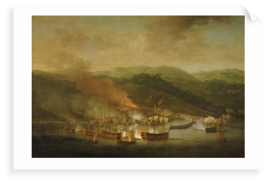 The bombardment of Bastia, 6 November 1745 by Samuel Scott