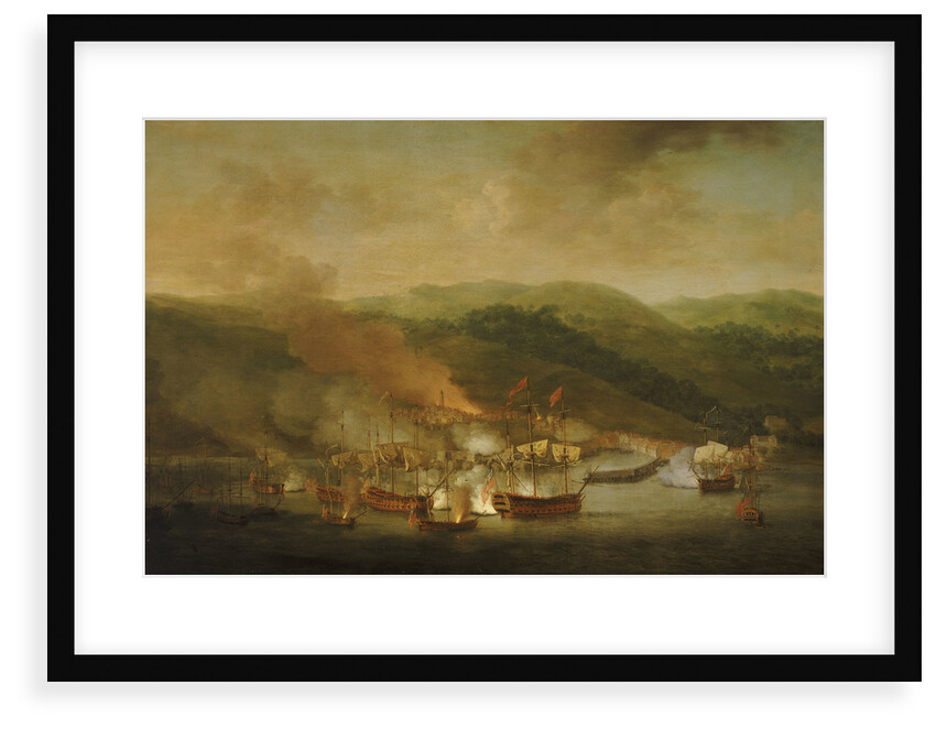 The bombardment of Bastia, 6 November 1745 by Samuel Scott