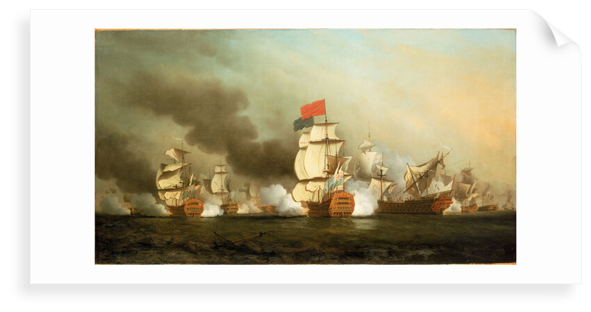 Lord Anson's victory off Cape Finisterre, 3 May 1747 by Samuel Scott