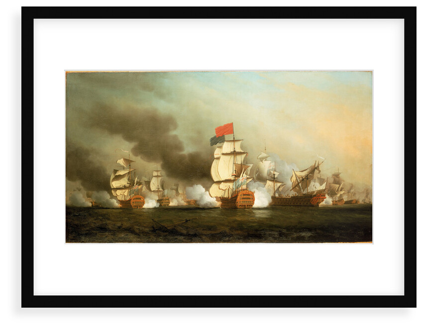 Lord Anson's victory off Cape Finisterre, 3 May 1747 by Samuel Scott