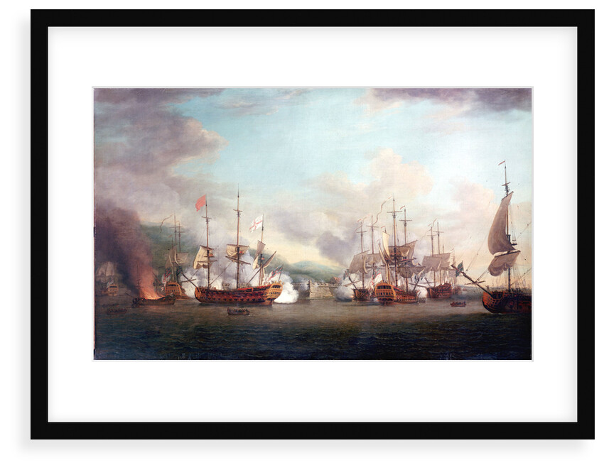 The capture of Port Louis, Cuba, 8 March 1748 by Richard Paton