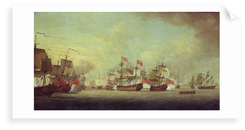 Knowle's action off Havana by Thomas Craskell