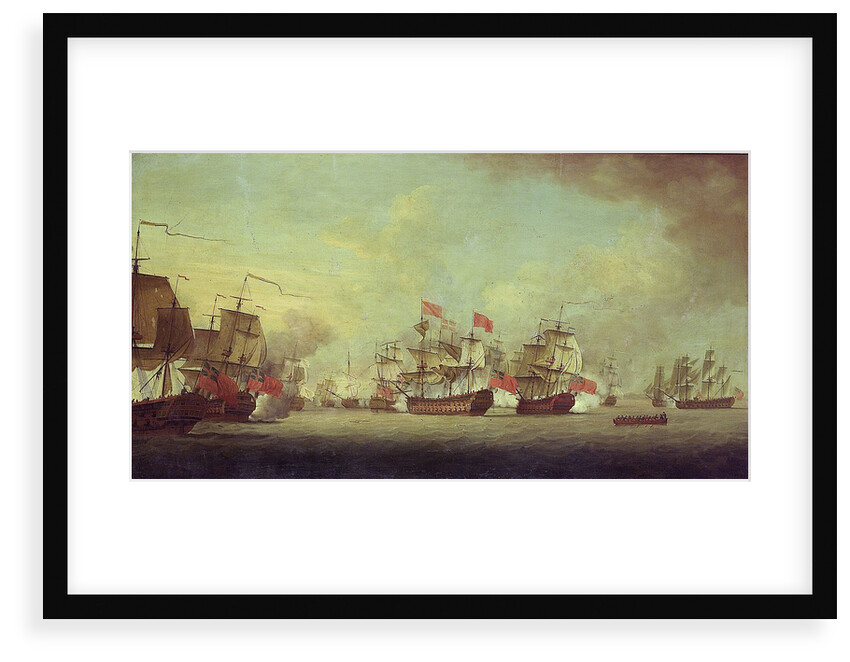 Knowle's action off Havana by Thomas Craskell