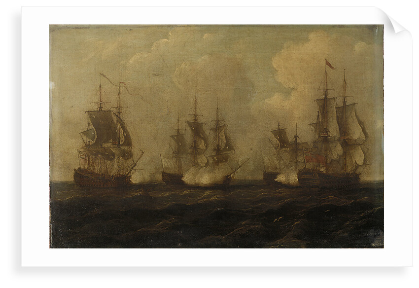 Action off Cape Francois, 21 October 1757 by John Cleveley