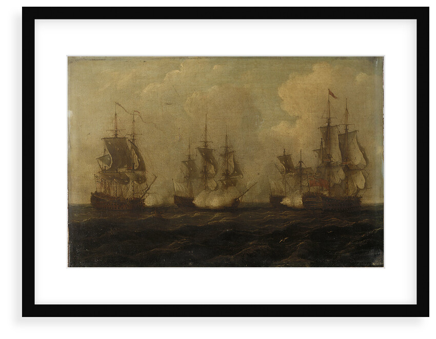 Action off Cape Francois, 21 October 1757 by John Cleveley