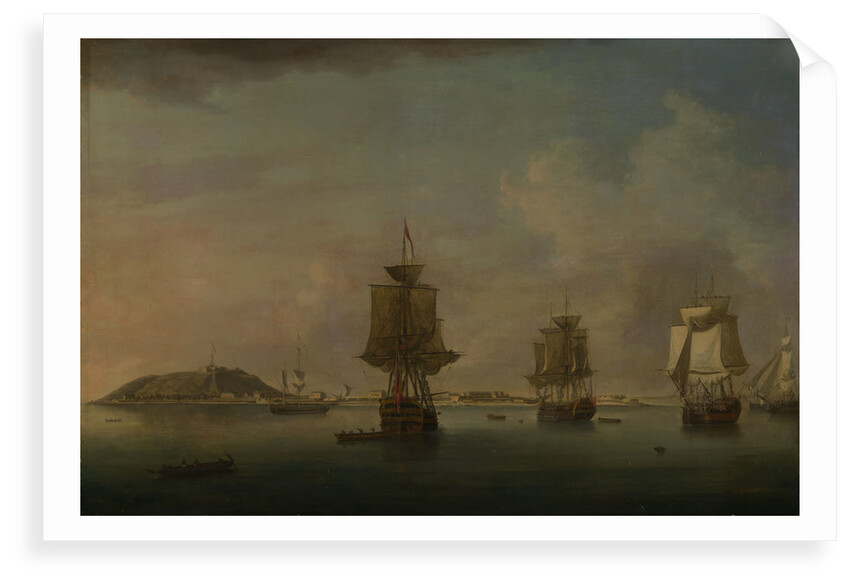 Attack on Goree, 29 December 1758 by Dominic Serres the Elder