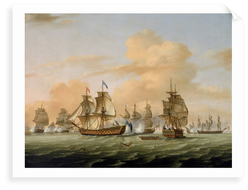 The Battle of Lagos, 18 August 1759 by Thomas Luny