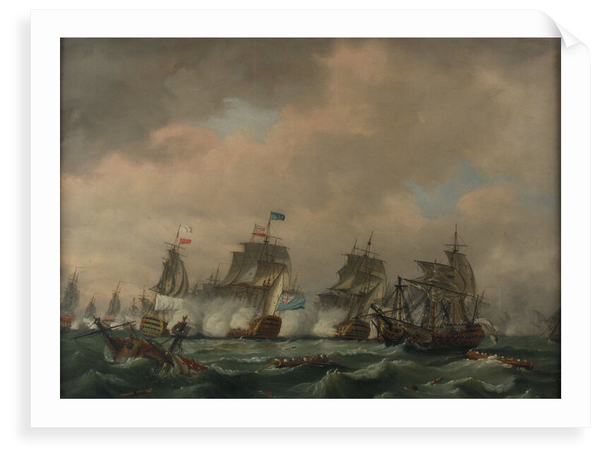 The Battle of Quiberon Bay, 20 November 1759 by Thomas Luny
