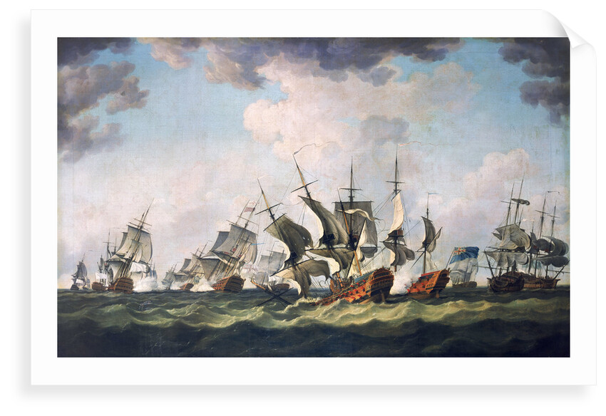 The Battle of Quiberon Bay, 20 November 1759 by Richard Paton
