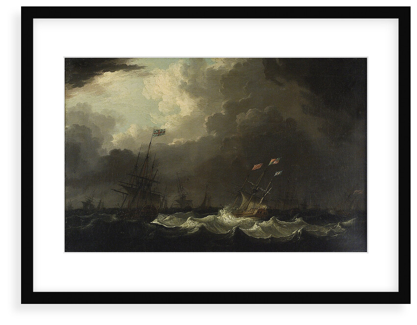 Princess Charlotte's passage to England, September 1761 by Richard Wright