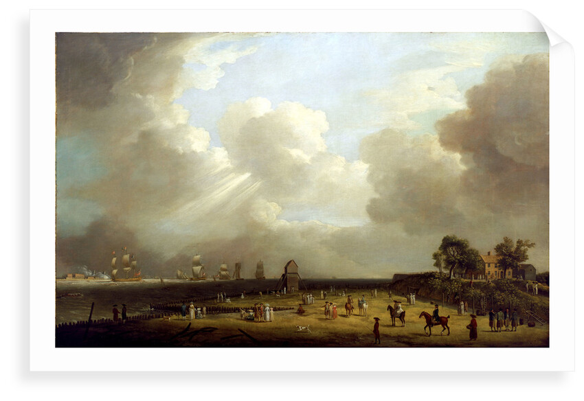 Princess Charlotte arriving at Harwich, September 1761 by Dominic Serres the Elder