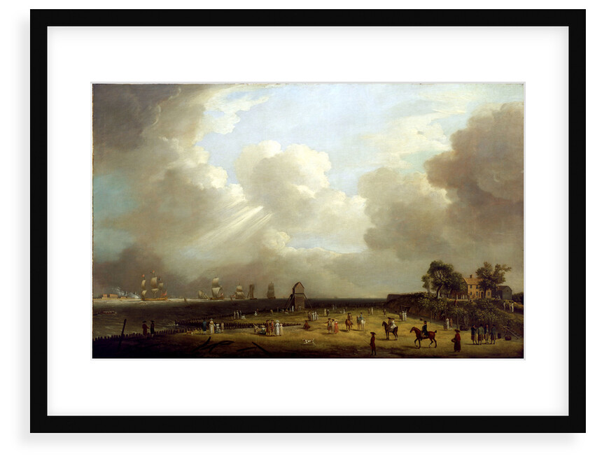 Princess Charlotte arriving at Harwich, September 1761 by Dominic Serres the Elder