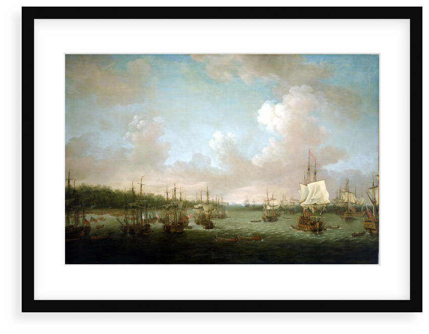 The capture of Havana: landing cannon and stores, 30 June 1762 by Dominic Serres the Elder