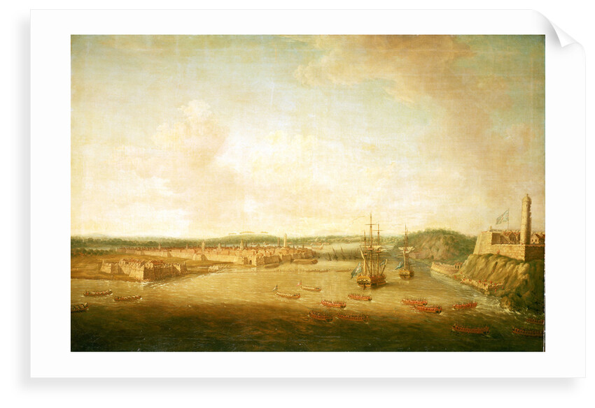 The capture of Havana: taking the town, 14 August 1762 by Dominic Serres the Elder