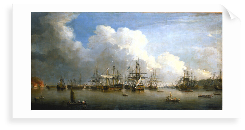 The captured Spanish fleet at Havana, August-September 1762 by Dominic Serres the Elder