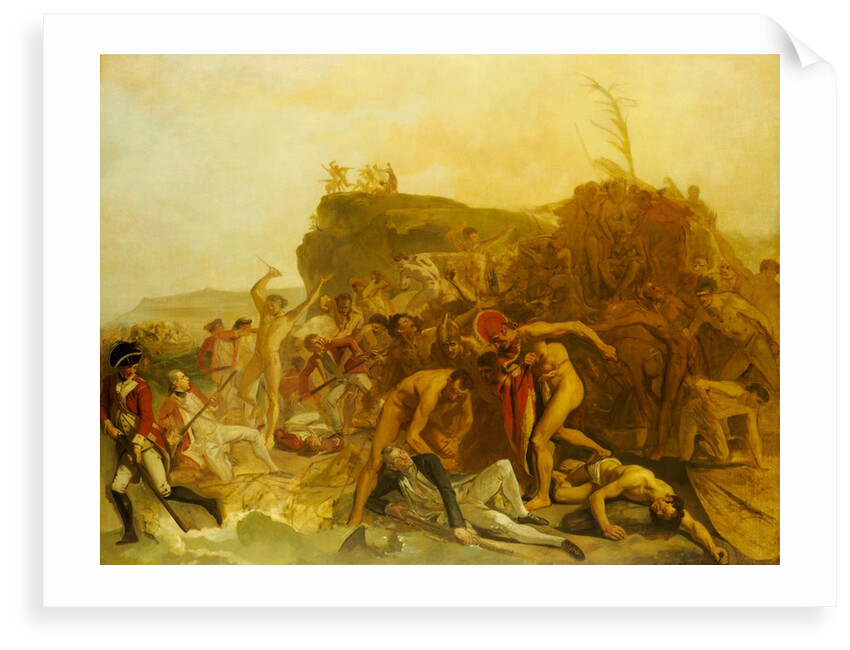 The death of Captain James Cook, 14 February 1779 by Johann Zoffany