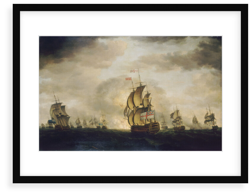 The Moonlight Battle: the Battle off Cape St Vincent, 16 January 1780 by Francis Holman