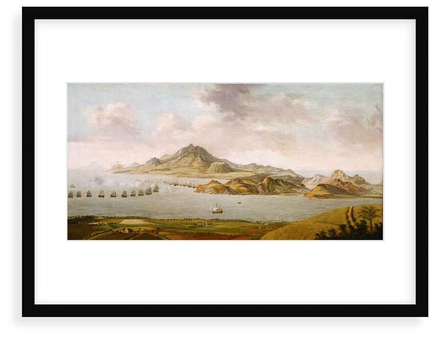 Repulse of the French in Frigate Bay, St Kitts, 26 January 1782 by Thomas Maynard