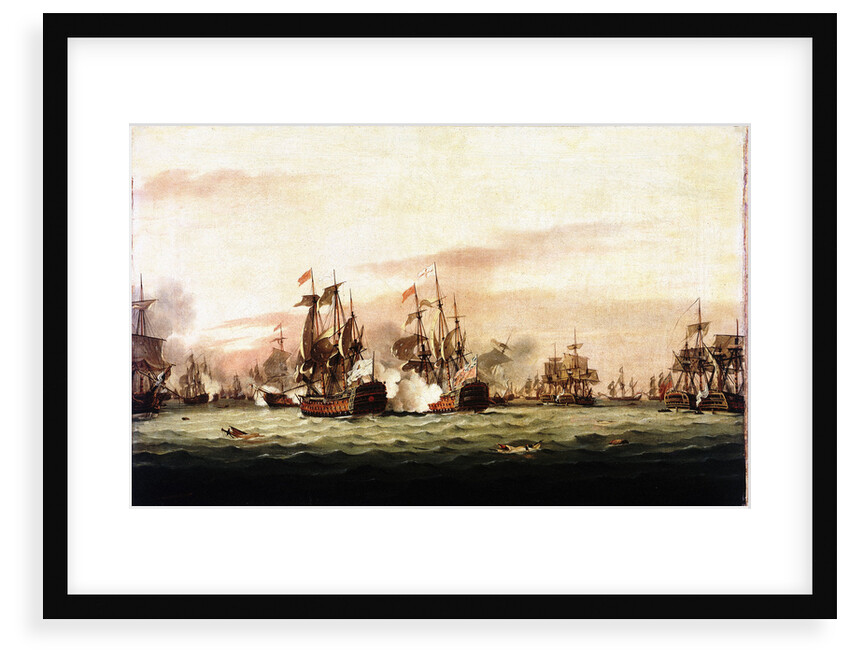 The Battle of the Saints, 12 April 1782 by Thomas Luny