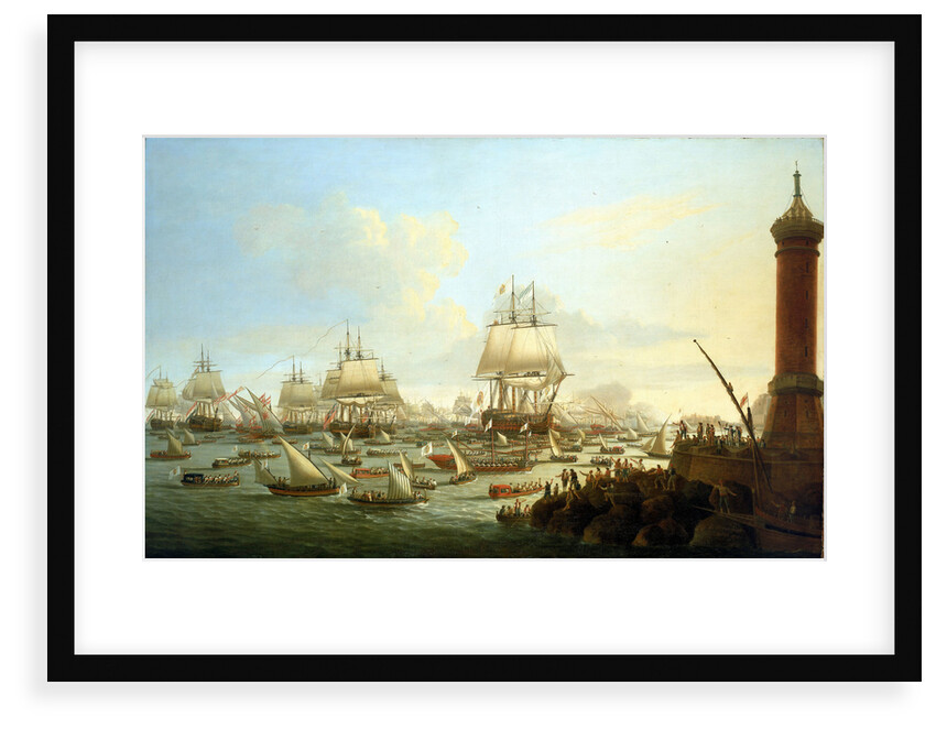 Arrival of their Sicilian majesties at Naples, 12 October 1785 by Dominic Serres the Elder