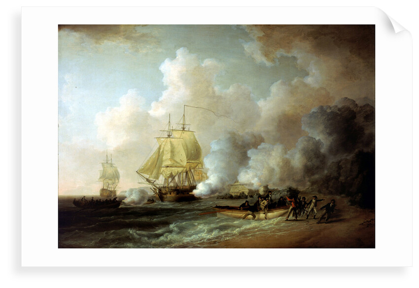 The capture of Fort Louis, Martinique, 20 March 1794 by William Anderson