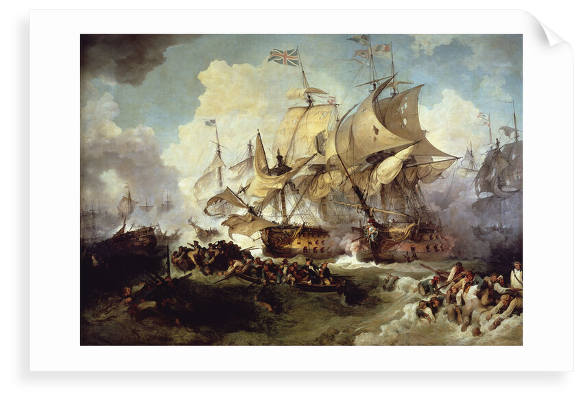 The Battle of the 1 June, 1794 by Philippe-Jacques de Loutherbourg