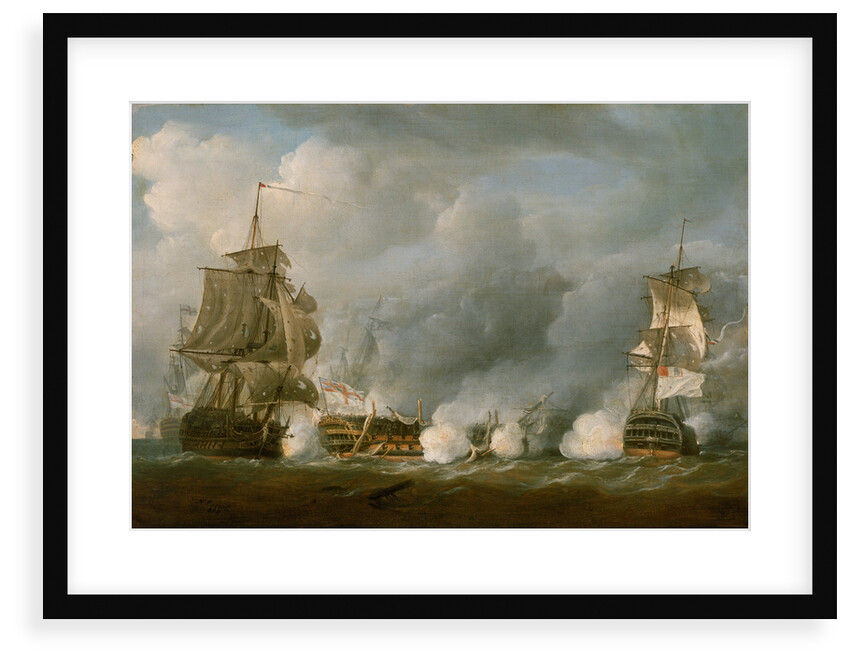 The 'Defence' at the Battle of the 1 June 1794 by Nicholas Pocock