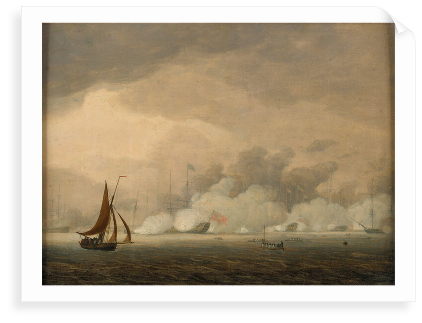 Royal Visit to the Fleet at Spithead, 26 June 1794 by Robert Cleveley