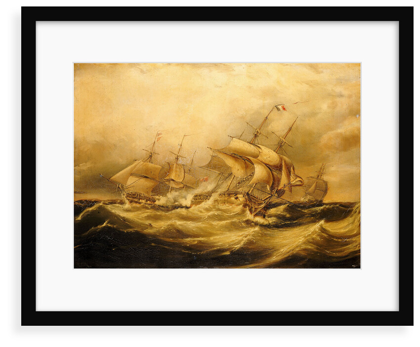 Destruction of the 'Droits de l'Homme', 13 January 1797 by Ebenezer Colls