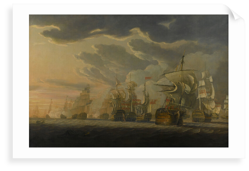 The Battle of Cape St Vincent, 14 February 1797 by Robert Cleveley