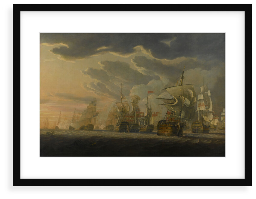 The Battle of Cape St Vincent, 14 February 1797 by Robert Cleveley