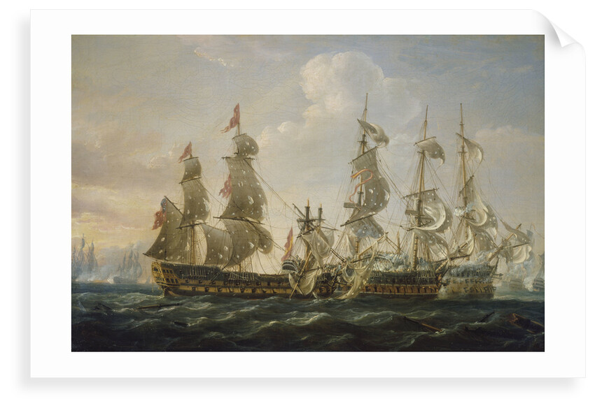 The 'Captain' capturing the 'San Nicolas' and the 'San Jose' at the Battle of Cape St Vincent, 14 February 1797 by Nicholas Pocock