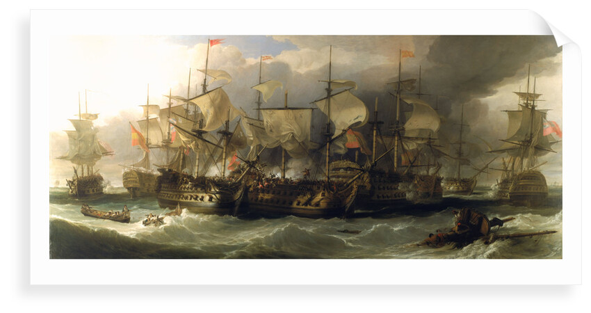 The Battle of Cape St Vincent, 14 February 1797 by William Allan