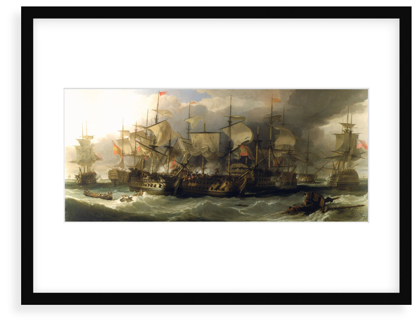 The Battle of Cape St Vincent, 14 February 1797 by William Allan