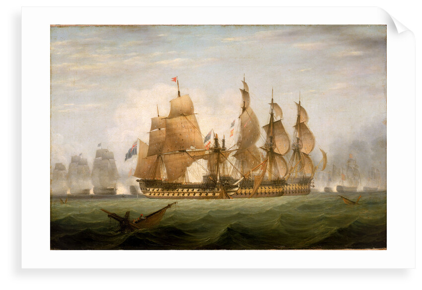 The Battle of Cape St Vincent, 14 February 1797 by British School