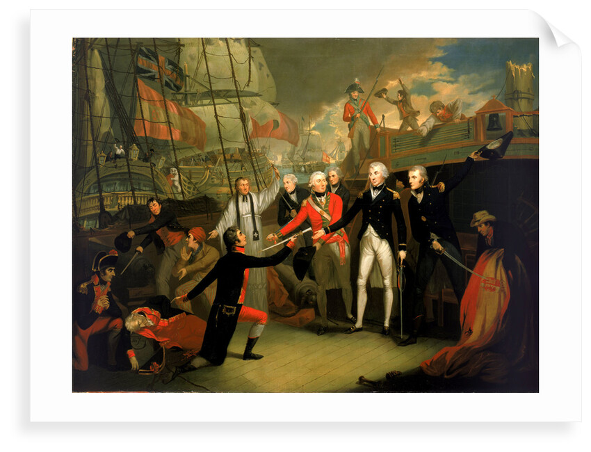 Nelson receiving the surrender of the 'San Josef' by Daniel Orme