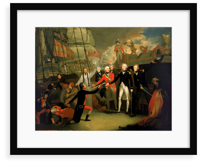 Nelson receiving the surrender of the 'San Josef' by Daniel Orme