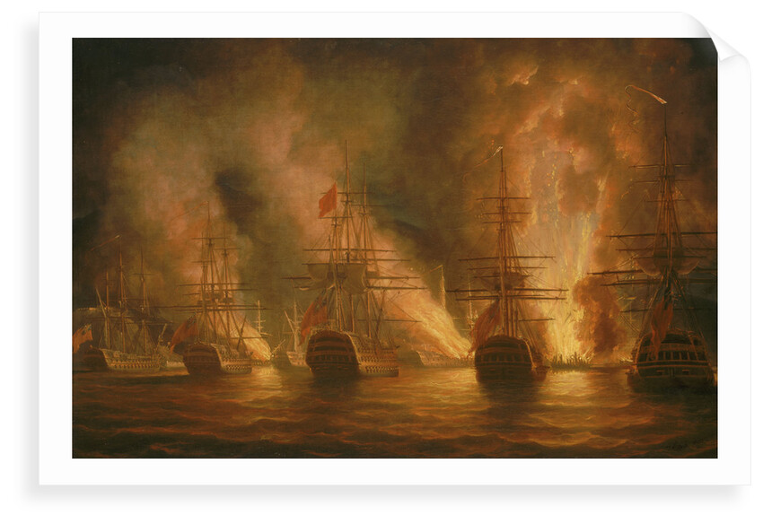 The capture of Trinidad, 17 February 1797 by Nicholas Pocock