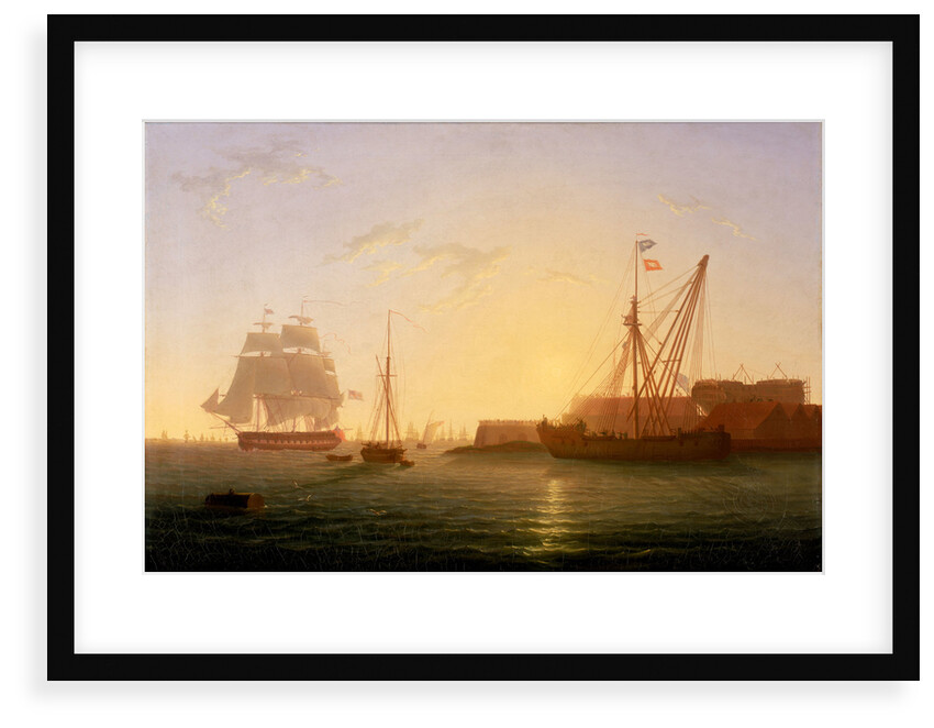 HMS 'Clyde' arriving at Sheerness after the 'Nore' mutiny, 30 May 1797 by William Joy