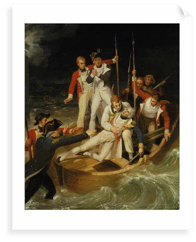 Nelson wounded at Tenerife, 24 July 1797 by Richard Westall