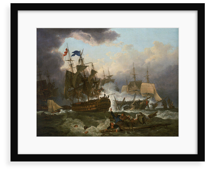 The Battle of Camperdown, 11 October 1797 by Philippe-Jacques de Loutherbourg